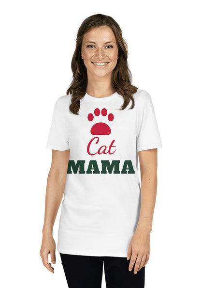 Cat Mama t-shirt in White