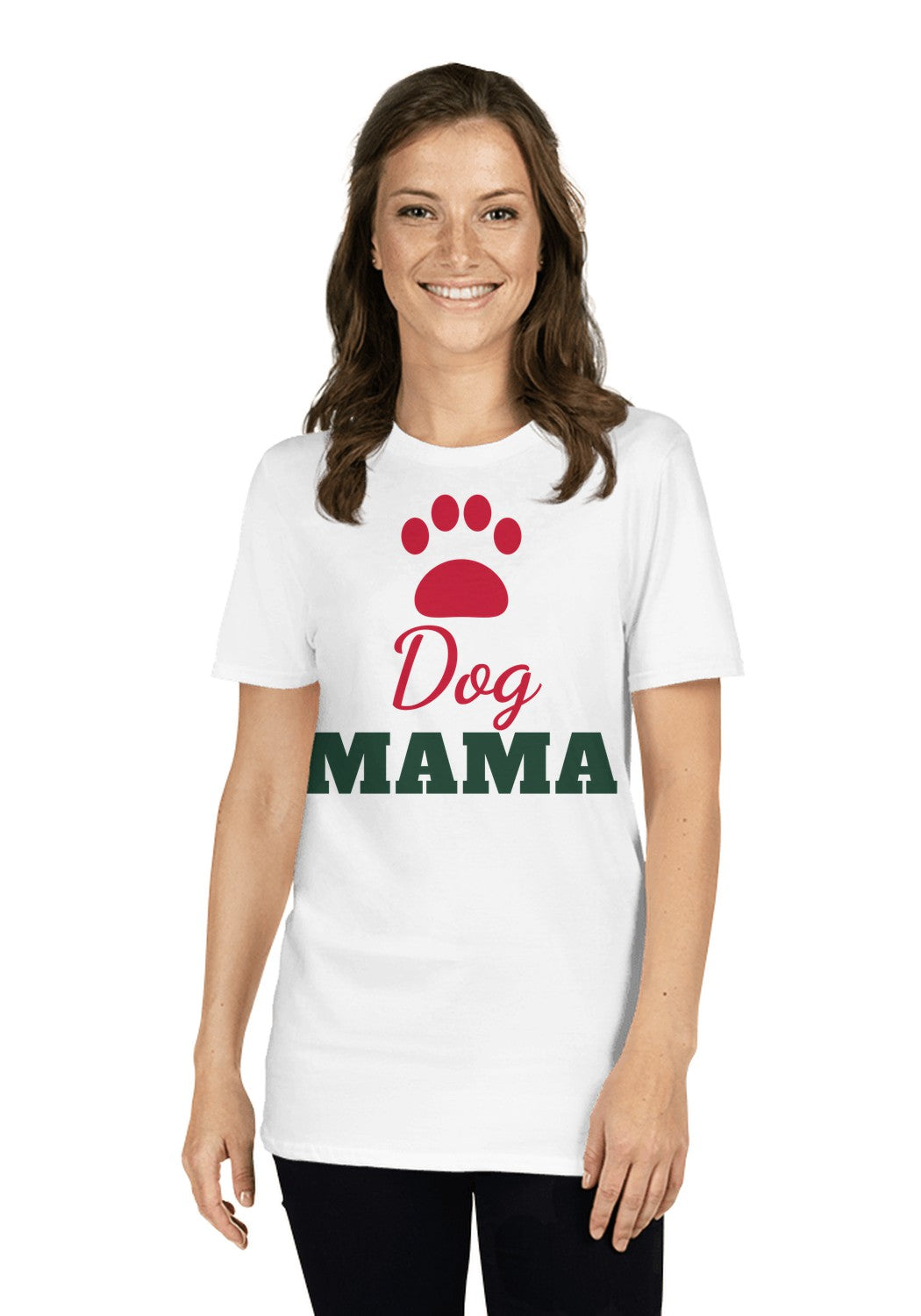 Dog Mama t-shirt in White