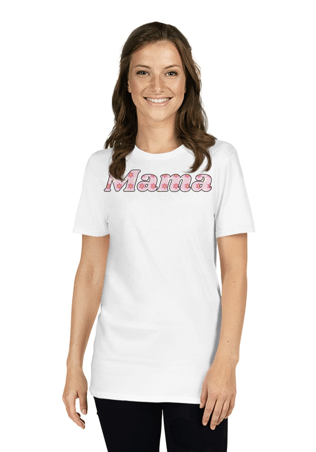 Floral Mama t-shirt in White