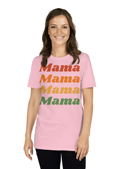 Mama Retro t-shirt in Pink