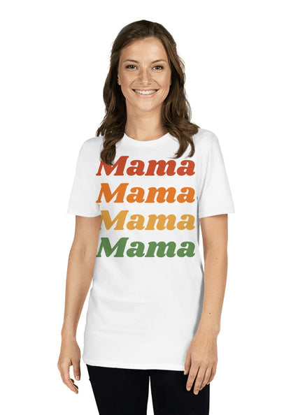 Mama Retro t-shirt in White