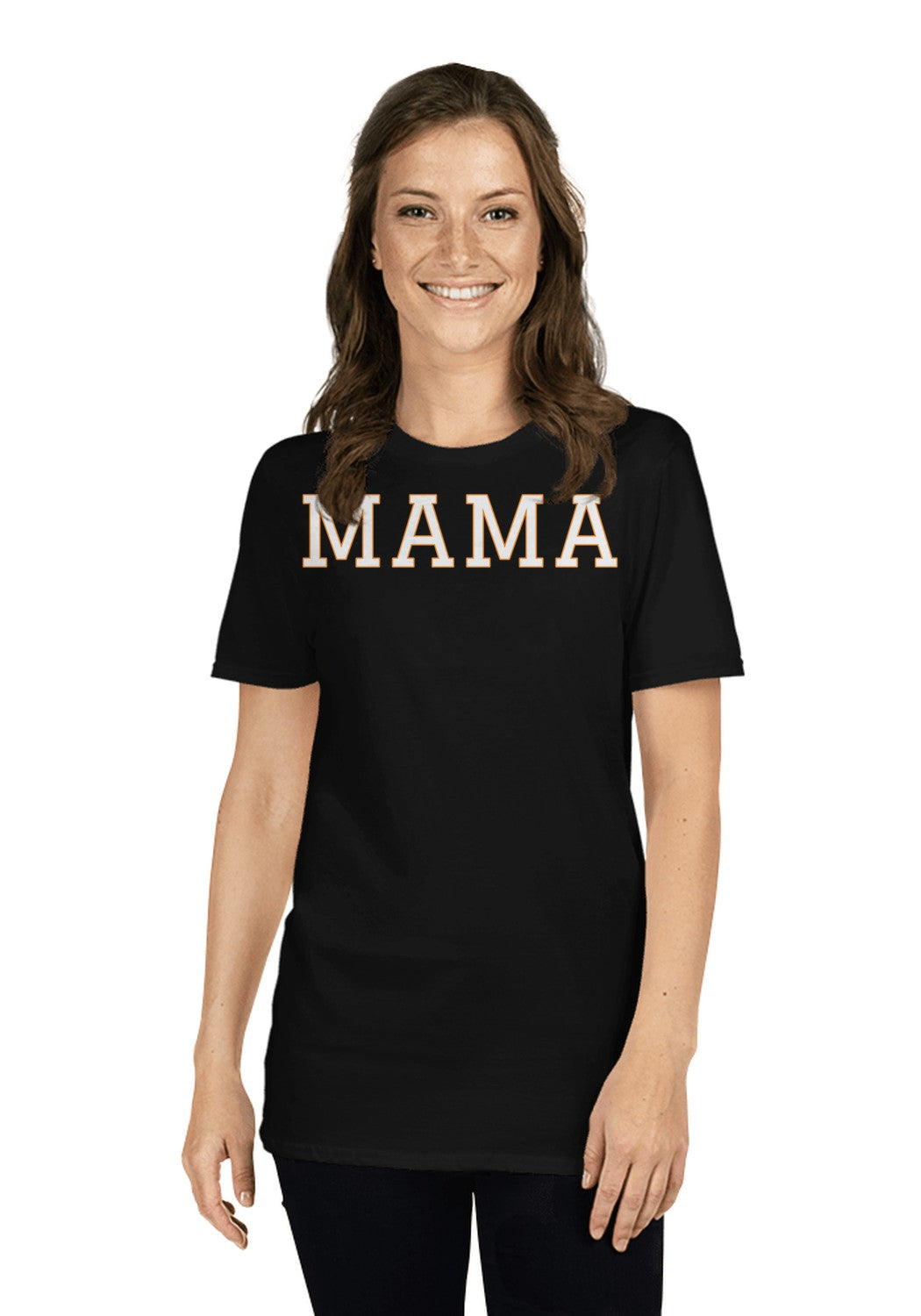 Mama Varsity t-shirt in Black