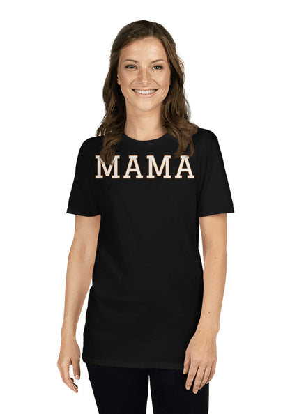 Mama Varsity t-shirt in Black