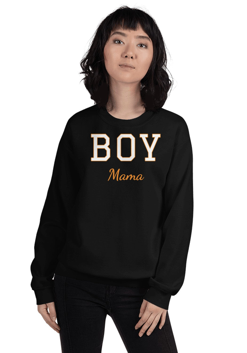 Boy Mama sweatshirt in Black