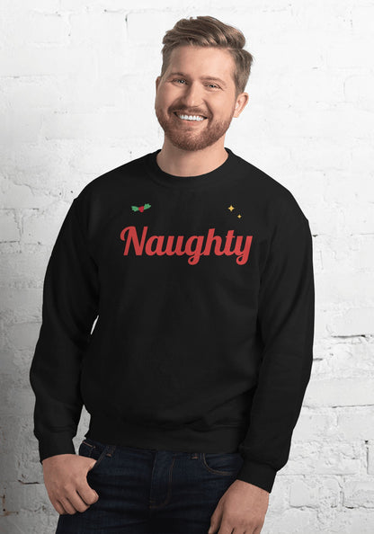 Naughty sweatshirt in Black