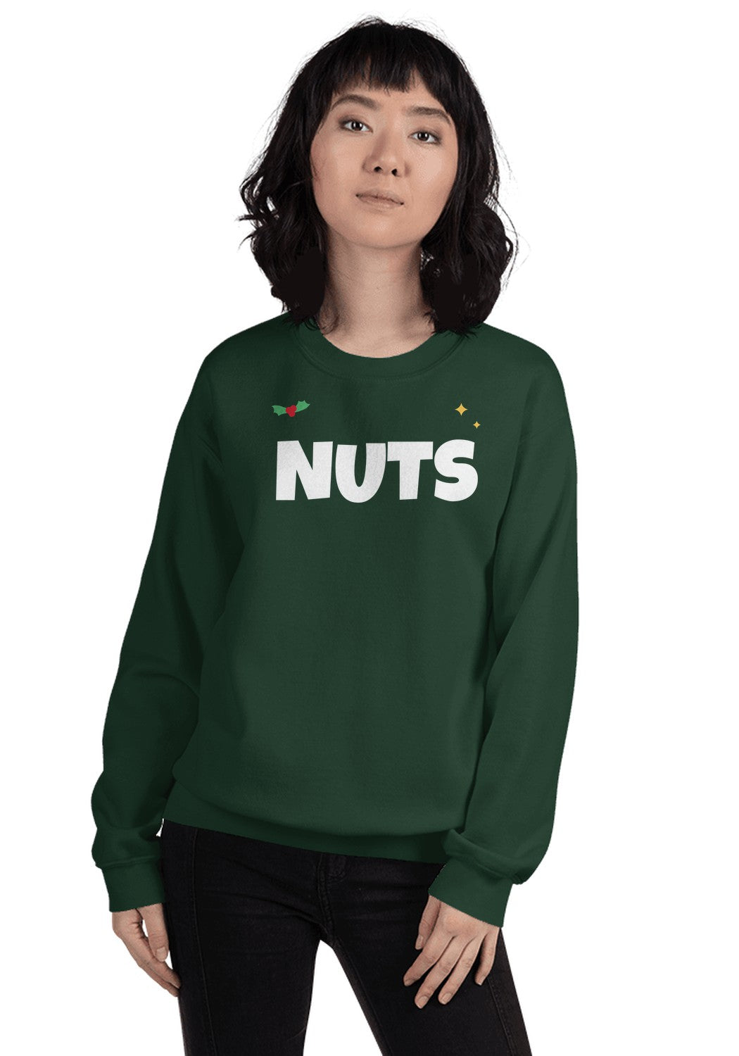 Nuts sweatshirt in Forest Green