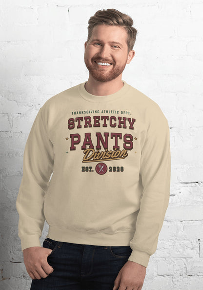 Stretchy Pants Division sweatshirt in Sand