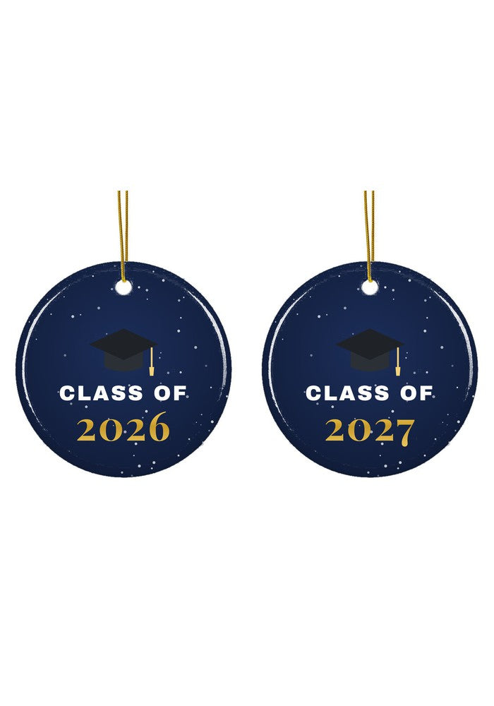Milestone Christmas ornament dated 2026 or 2027