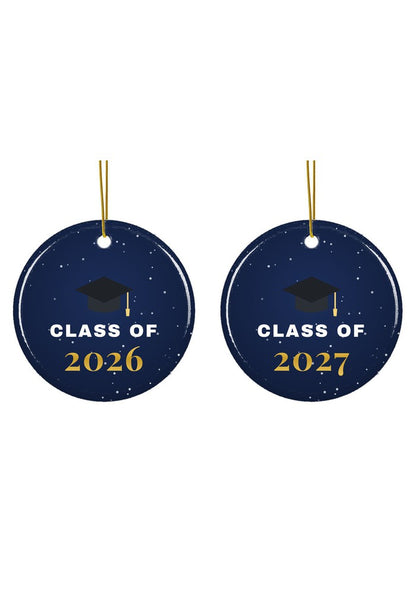 Milestone Christmas ornament dated 2026 or 2027