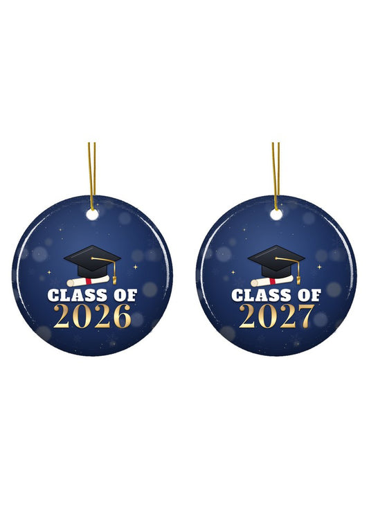 Milestone Christmas ornament dated 2026 or 2027