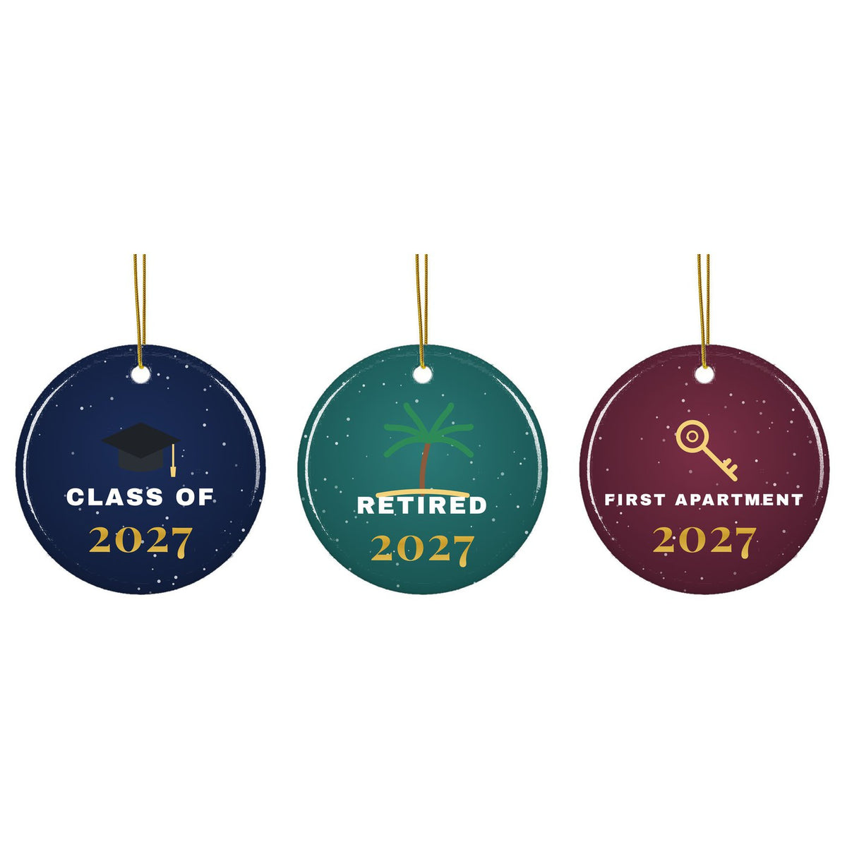 Milestone Christmas ornament: all designs