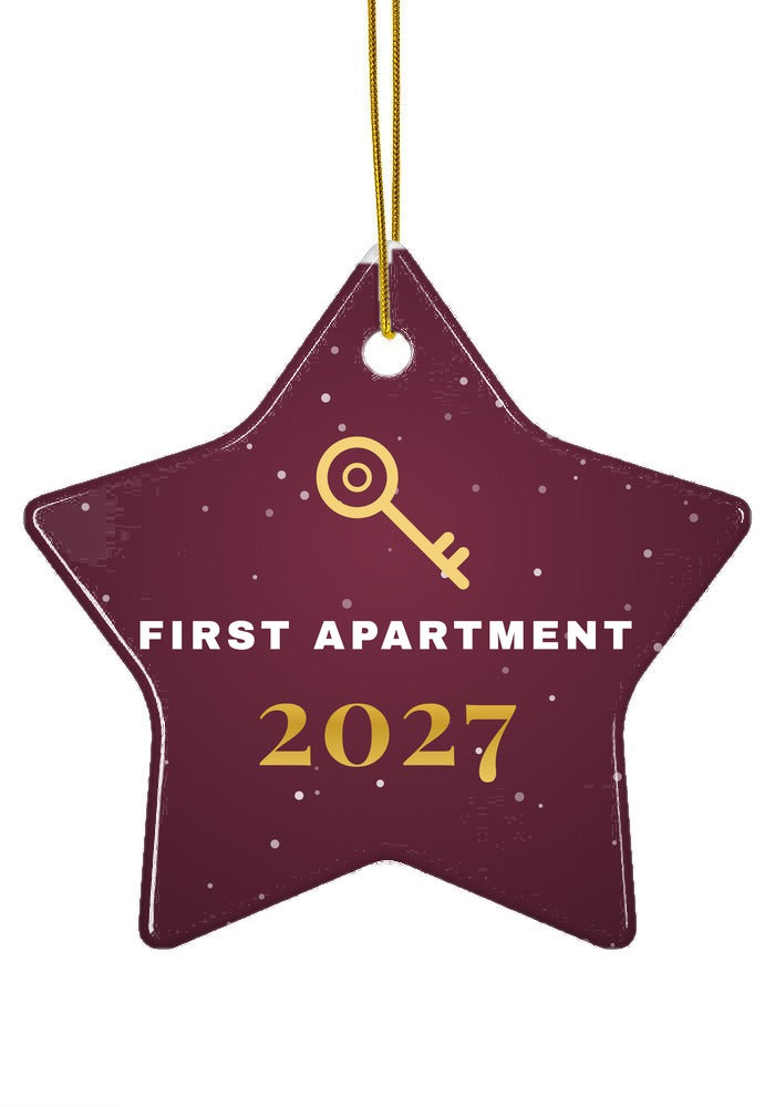 First Apartment ornament, star shape