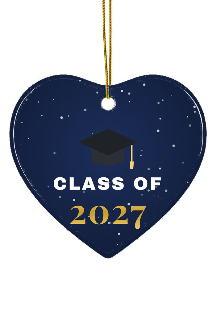Class of (Graduate) ornament, heart shape