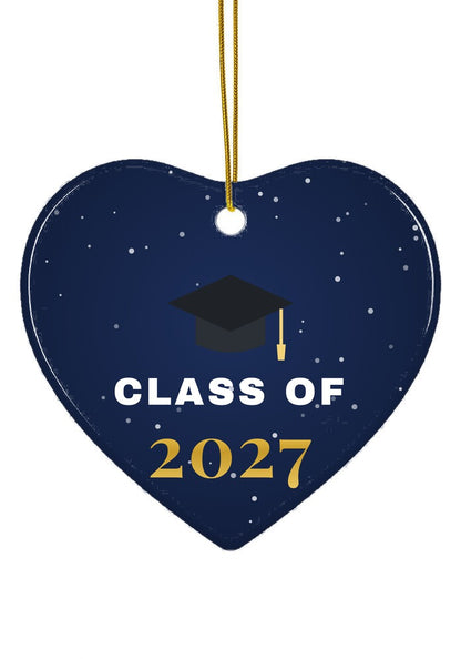 Class of (Graduate) ornament, heart shape