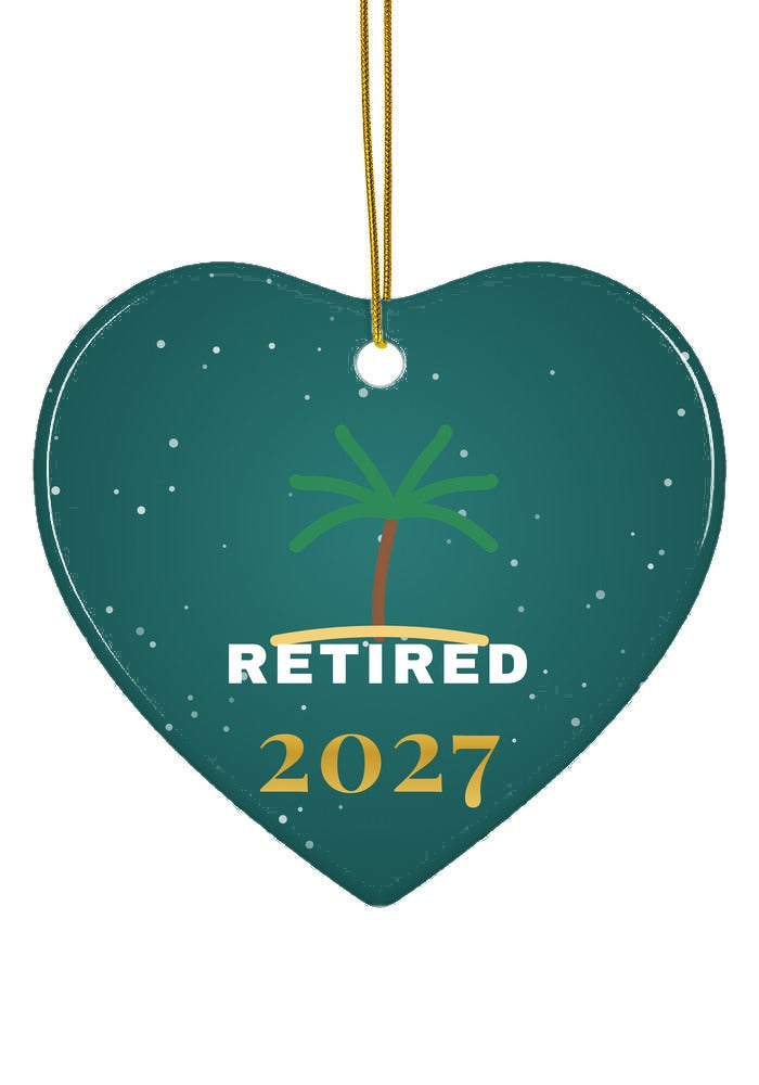 Retired ornament, heart shape