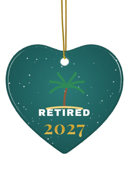 Retired ornament, heart shape