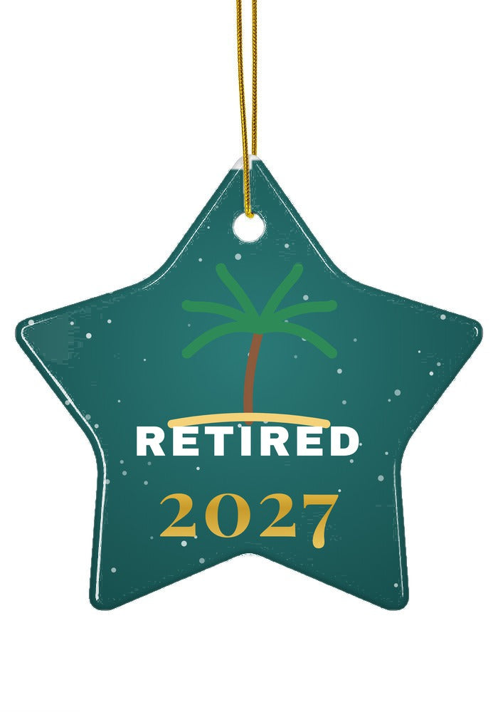 Retired ornament, star shape