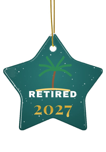 Retired ornament, star shape
