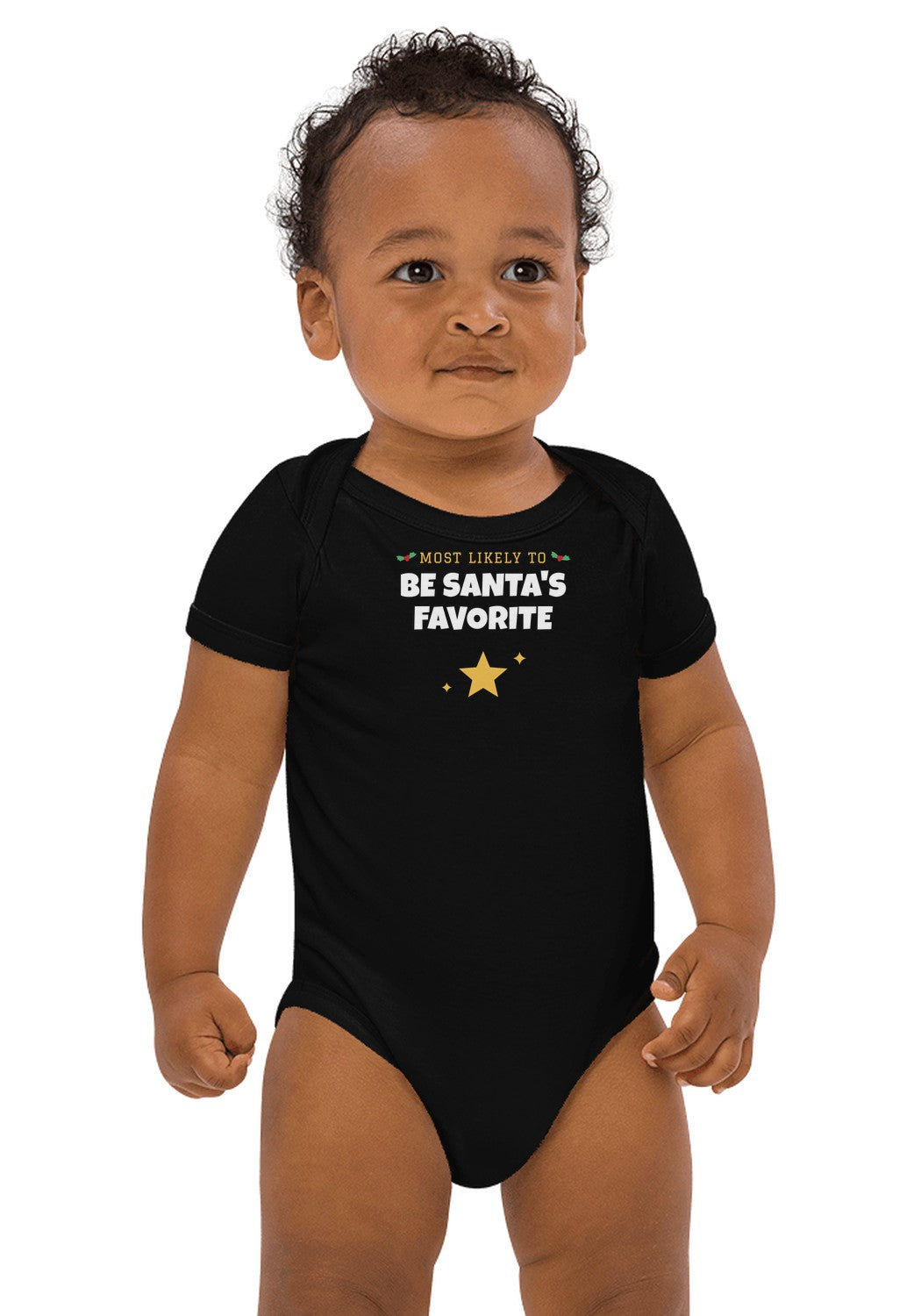 Be Santa's Favorite t-shirt in Black