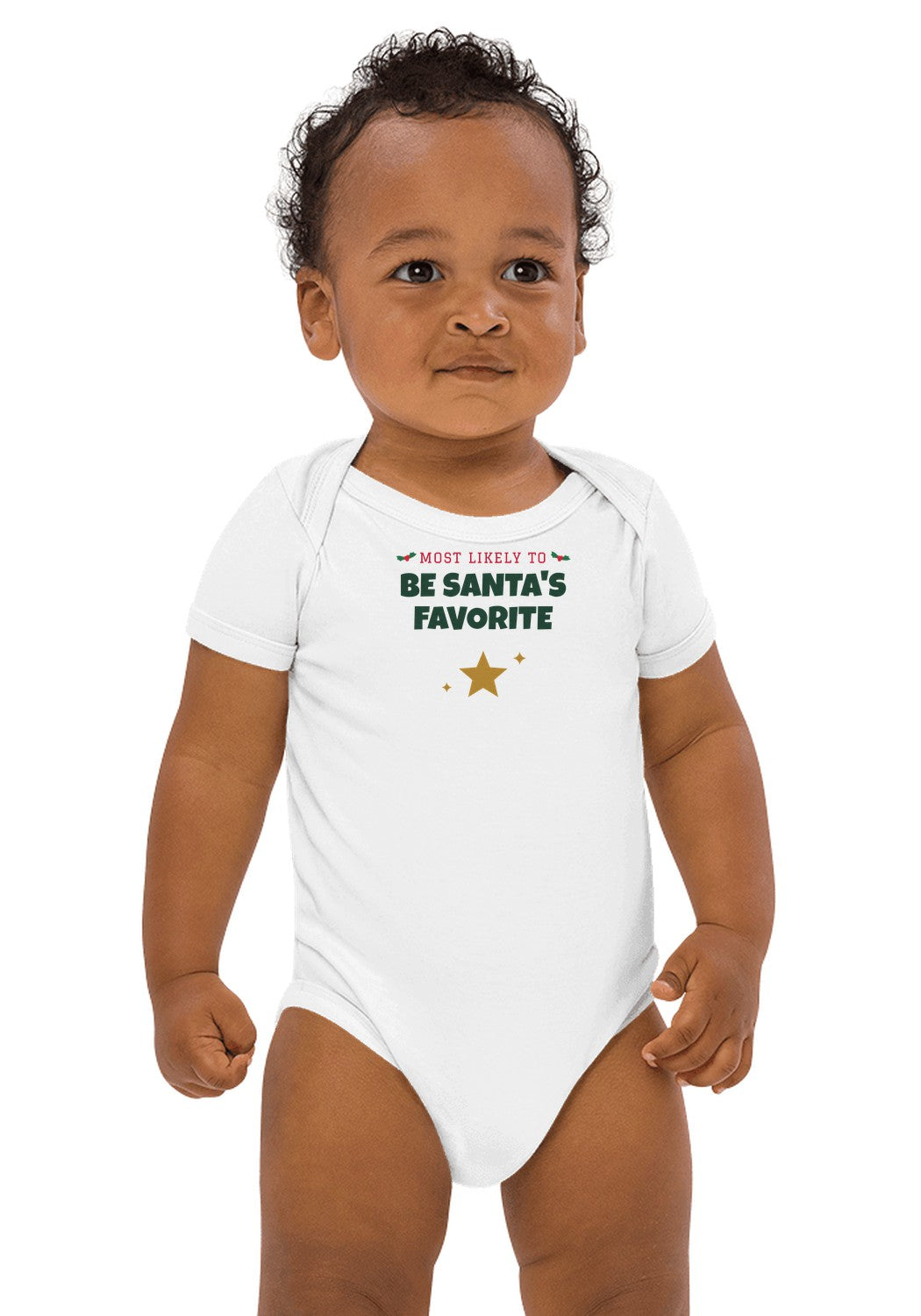 Be Santa's Favorite t-shirt in White