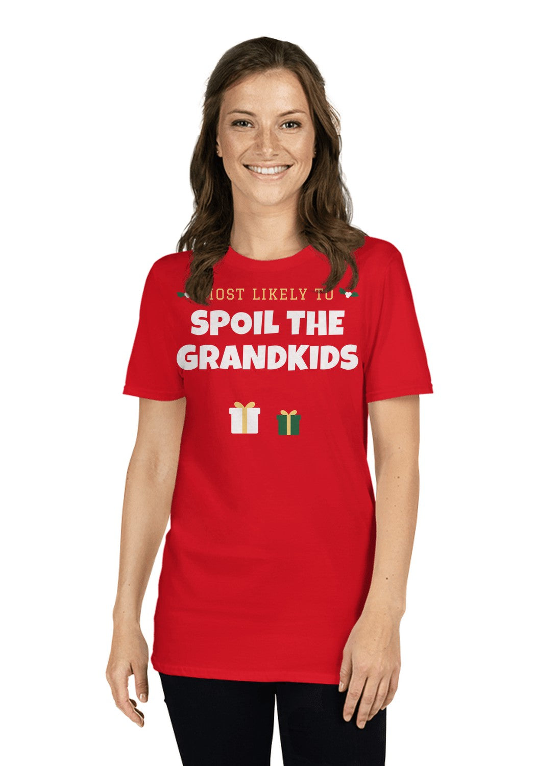 Spoil the Grandkids t-shirt in Red