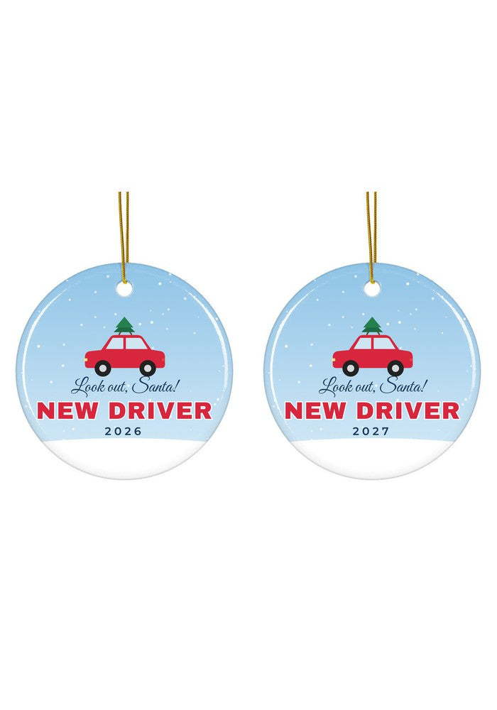 New Driver Christmas ornament dated 2026 or 2027