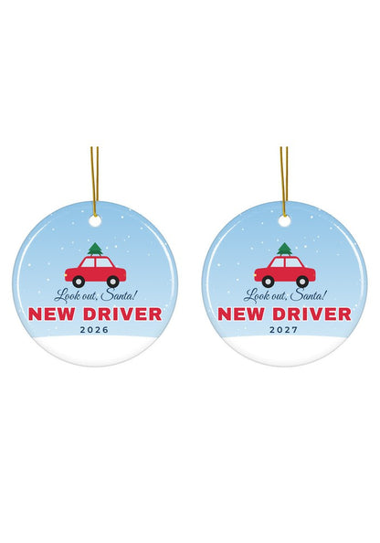 New Driver Christmas ornament dated 2026 or 2027
