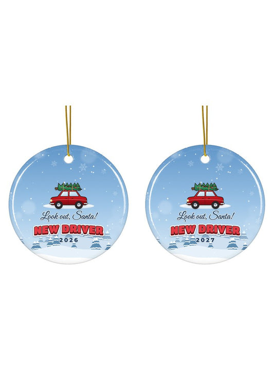 New Driver Christmas ornament dated 2026 or 2027