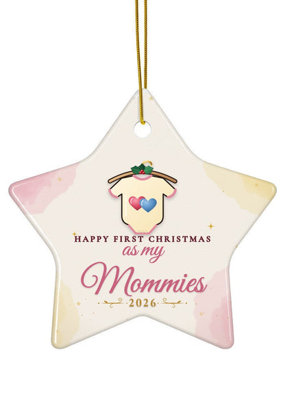 As My Mommies ornament, star shape