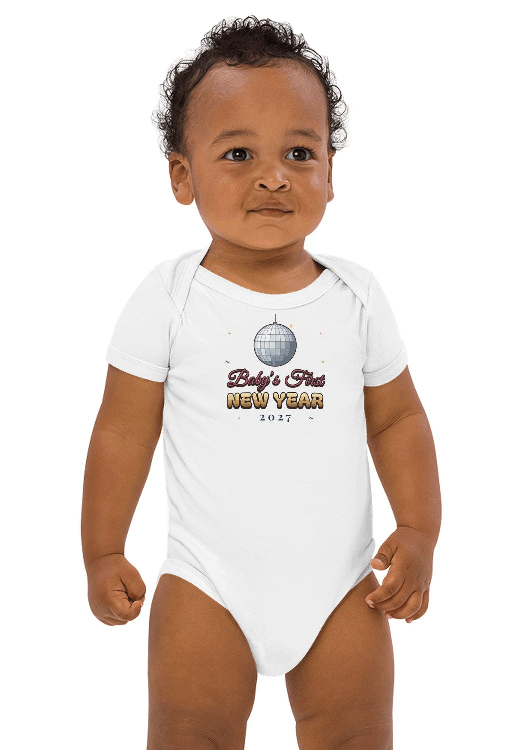Baby's First New Year 2027 t-shirt in White