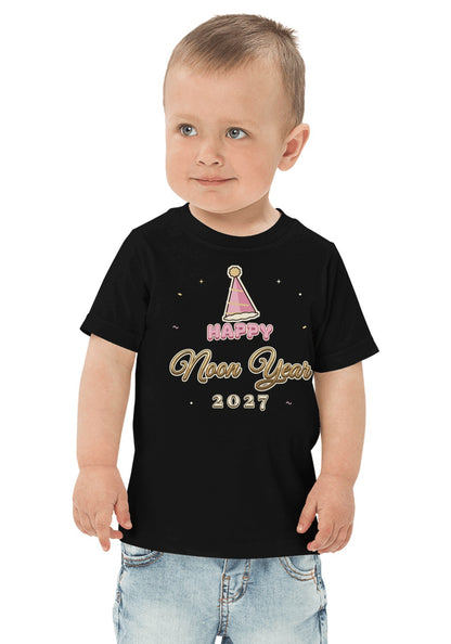 Happy Noon Year 2027 t-shirt in Black