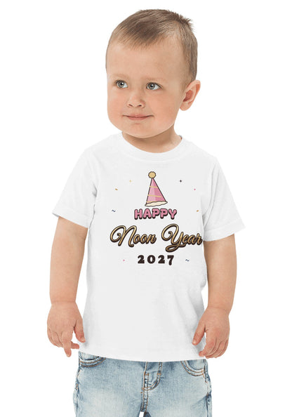 Happy Noon Year 2027 t-shirt in White
