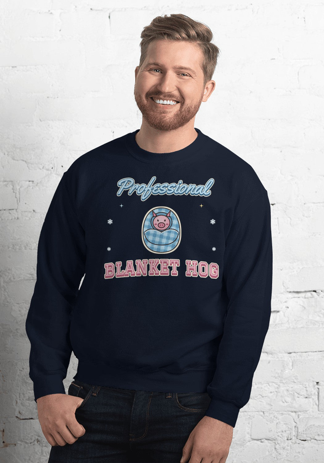 Professional Blanket Hog sweatshirt in Navy