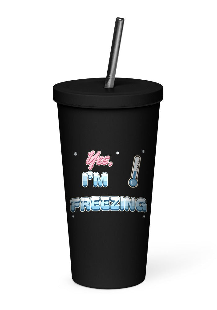 Yes, I'm Freezing tumbler in Black