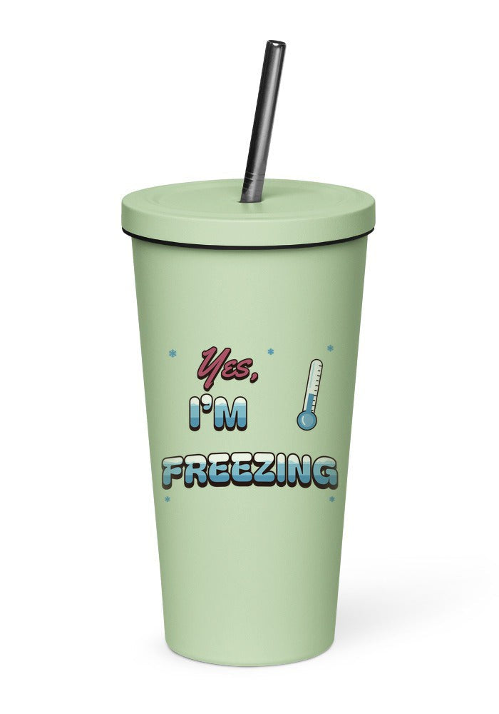 Yes, I'm Freezing tumbler in Mint