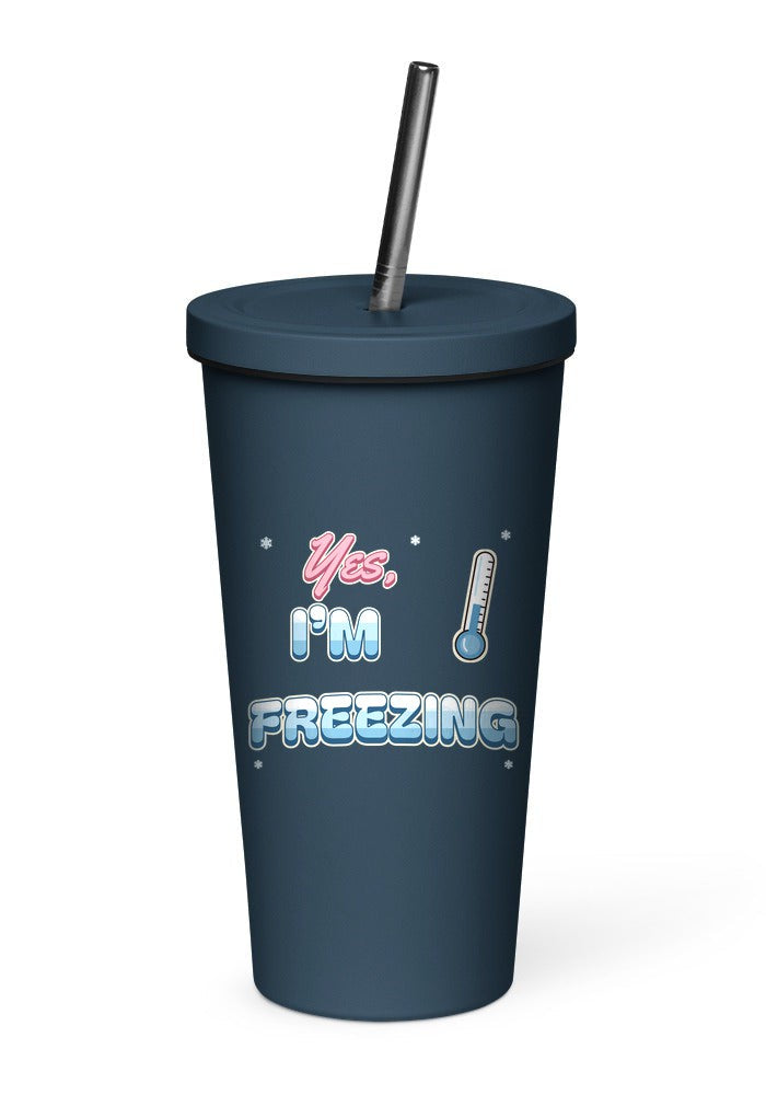 Yes, I'm Freezing tumbler in Navy