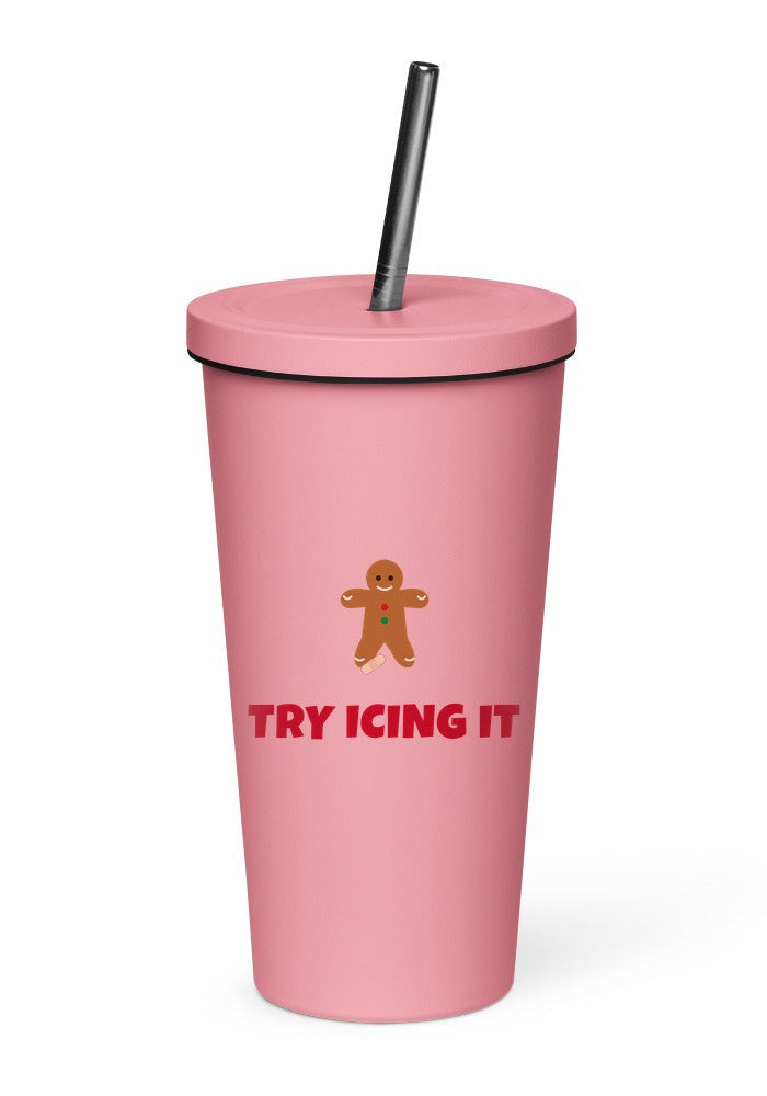 Try Icing It tumbler in Pink