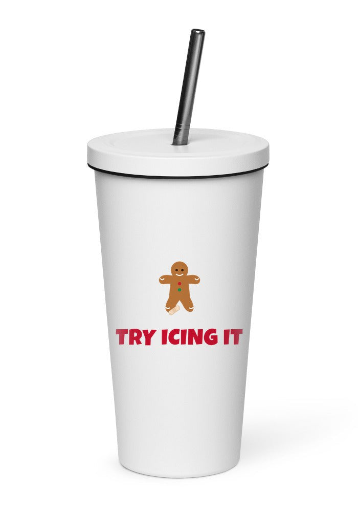 Try Icing It tumbler in White