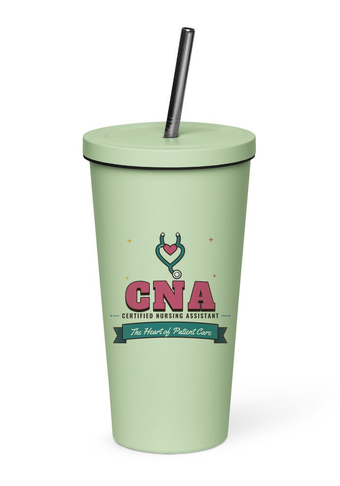 CNA: The Heart of Patient Care tumbler in Mint