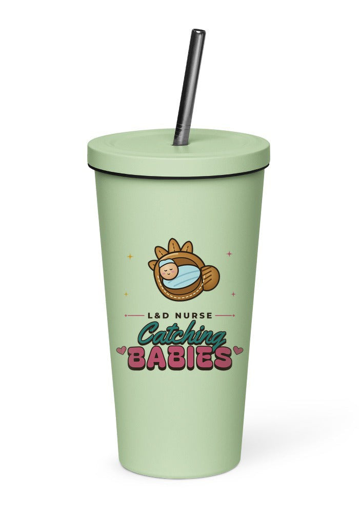 L&D Nurse: Catching Babies tumbler in Mint