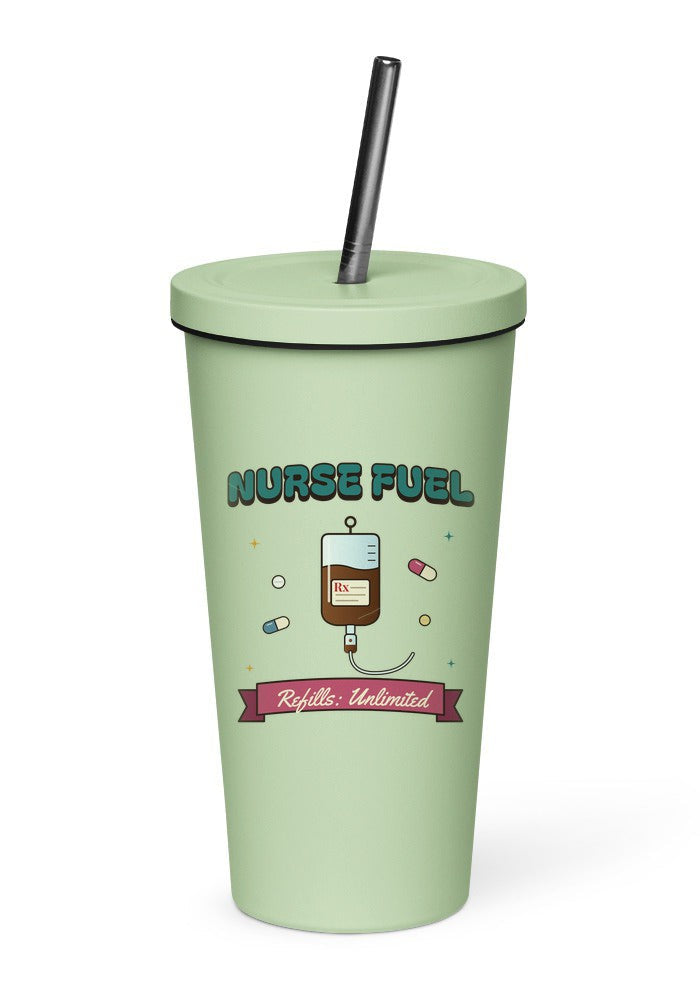 Nurse Fuel: Refills Unlimited tumbler in Mint