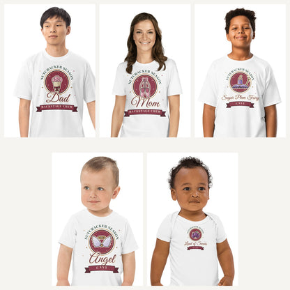 Nutcracker Cast Family Shirts in White, family set