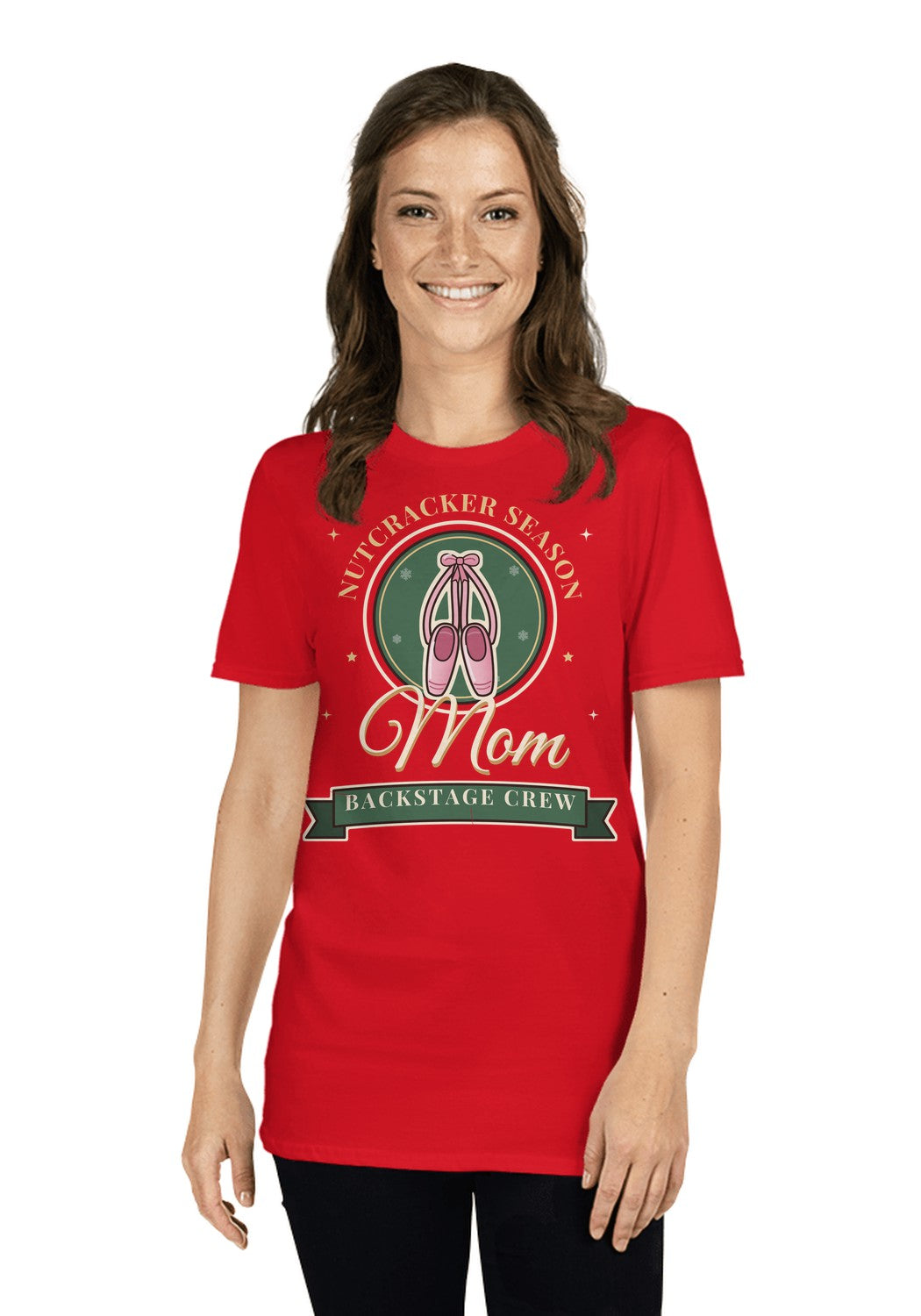 Nutcracker Mom (Backstage Crew) t-shirt in Red