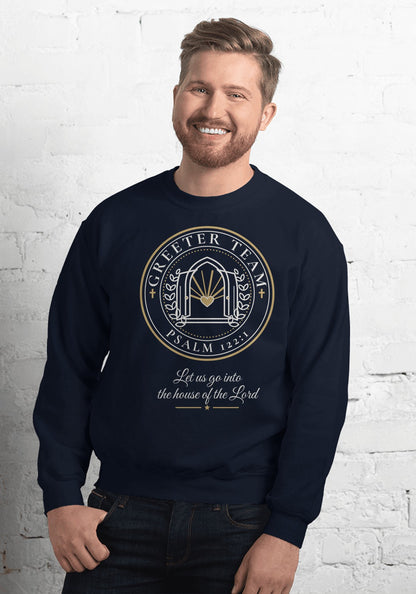 Greeter Team sweatshirt in Navy
