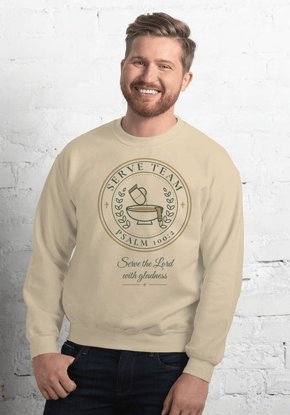 Serve Team sweatshirt in Sand