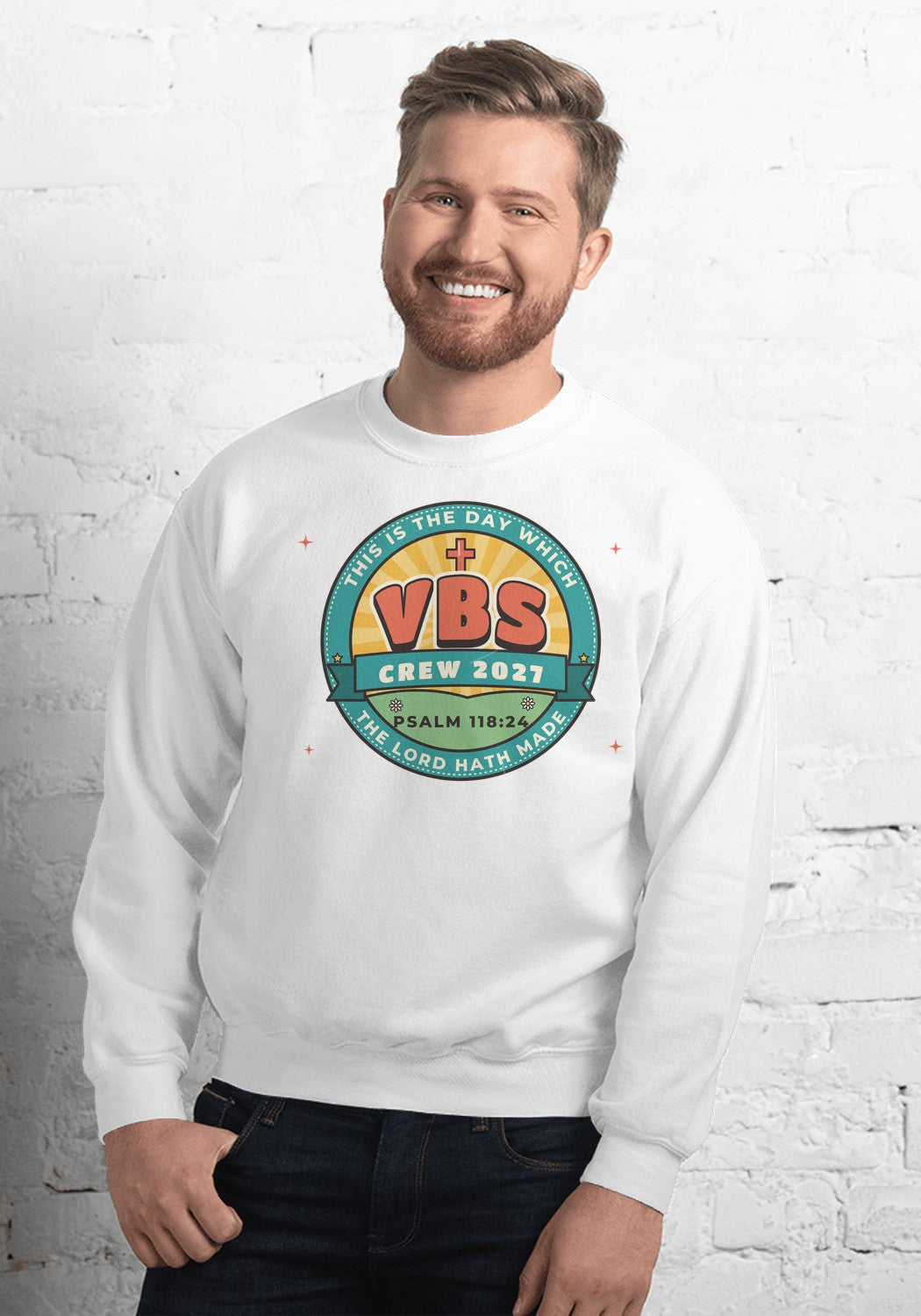 VBS Crew 2027 sweatshirt in White