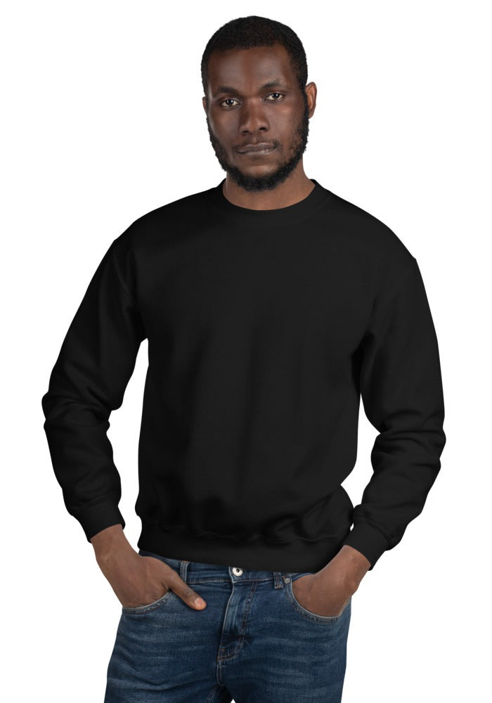 Custom Crewneck Sweatshirt in Black
