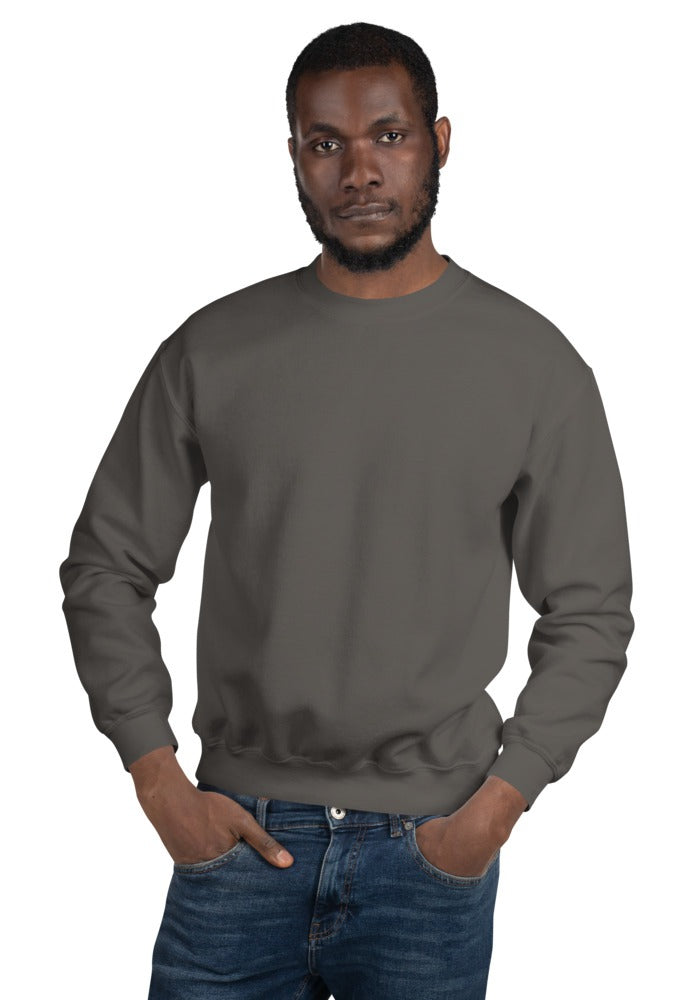 Custom Crewneck Sweatshirt in Charcoal