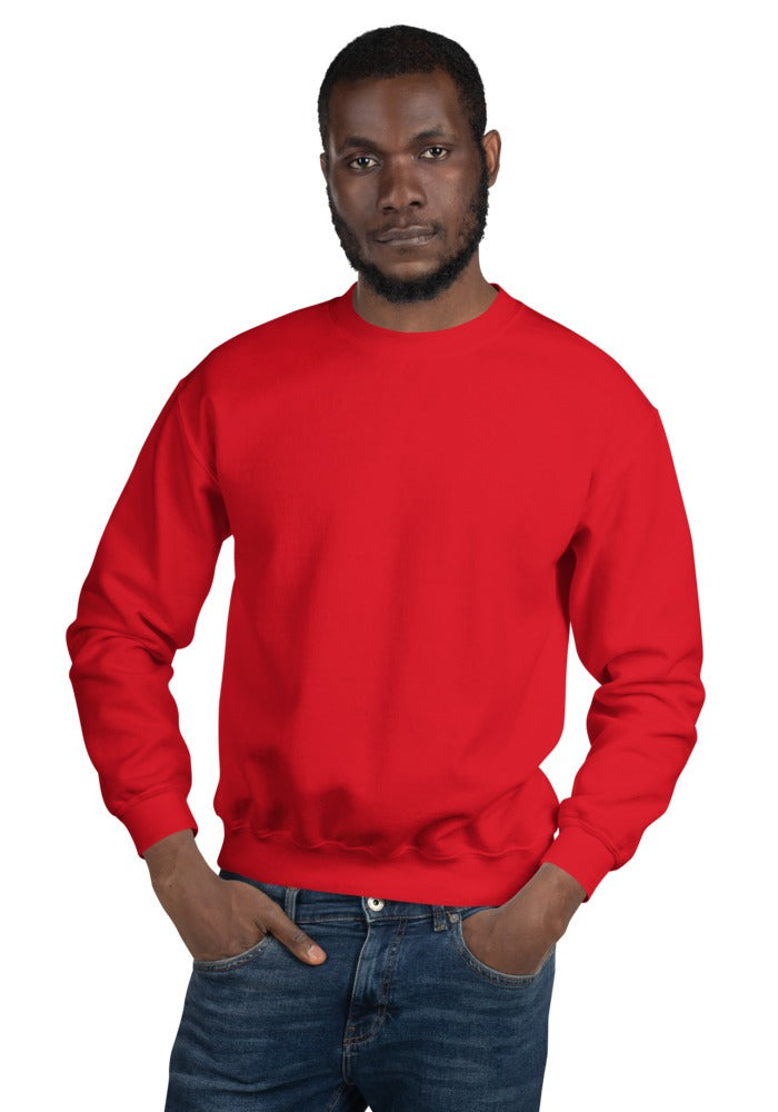 Custom Crewneck Sweatshirt in Red