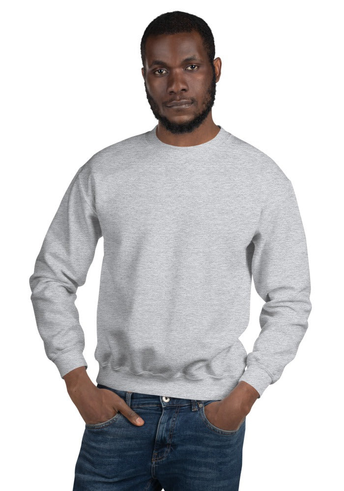 Custom Crewneck Sweatshirt in Sport Grey